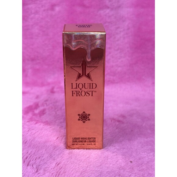 New! Exotic Gold Jeffree Star Liquid Skin Frost Highlighter Shine BNIB NWT NIB - Picture 2 of 3